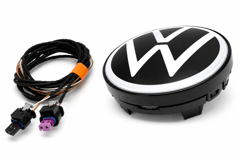 Volkswagen ID.4 verlicht logo (LED) - voorzijde