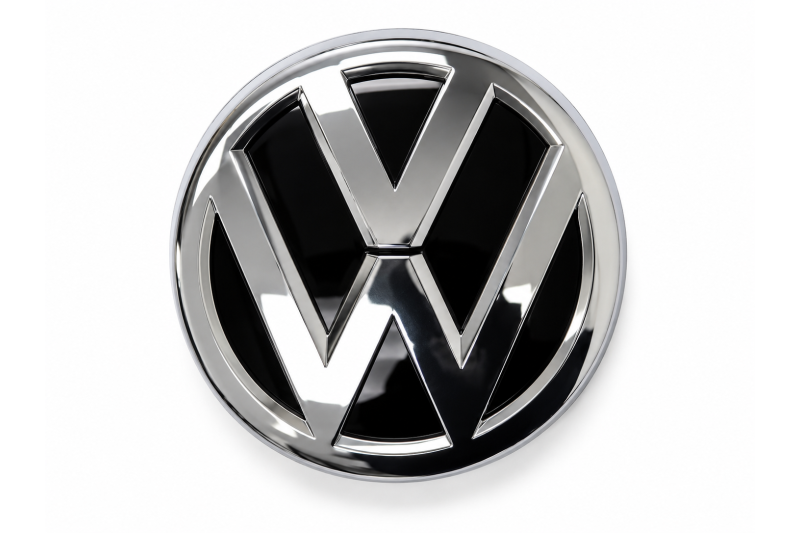 Volkswagen Polo (6C) embleem grille voorzijde zwart/chroom