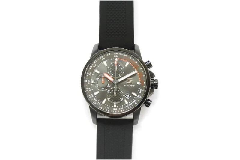 SEAT chronograaf polshorloge roestvrijstaal