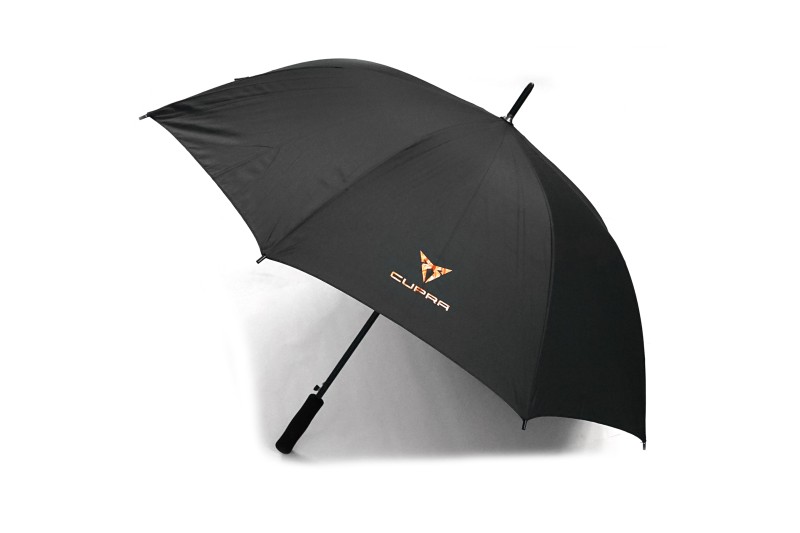 CUPRA paraplu zwart met CUPRA-logo CUPRA paraplu zwart met CUPRA-logo