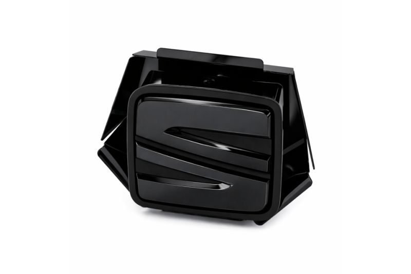 SEAT Ibiza (6F) greep met microschakelaar en logo zwart glanzend