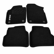 Volkswagen Polo 5 (6R/6C) velours mattenset (voor- en achterzijde)