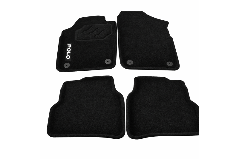 Volkswagen Polo 5 (6R/6C) velours mattenset (voor- en achterzijde) Volkswagen Polo 5 (6R/6C) velours mattenset (voor- en achterzijde)
