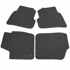 Volkswagen Polo (6R/6C) rubberen mattenset (voor- en achterzijde)