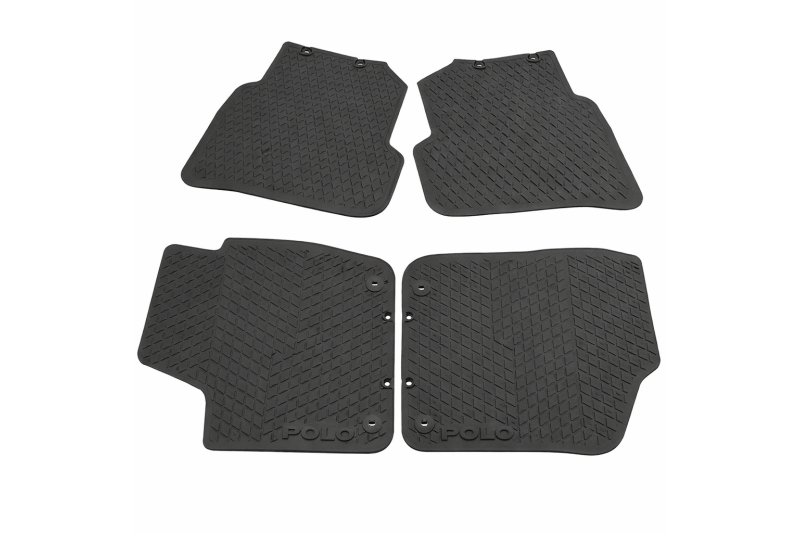 Volkswagen Polo (6R/6C) rubberen mattenset (voor- en achterzijde)