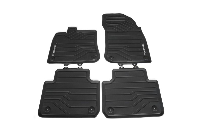 Volkswagen Touareg (CR) rubberen mattenset (voor- en achterzijde)
