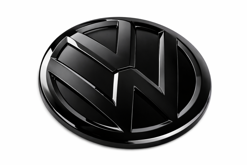 Volkswagen Transporter (T5) logo achterzijde in hoogglans zwart