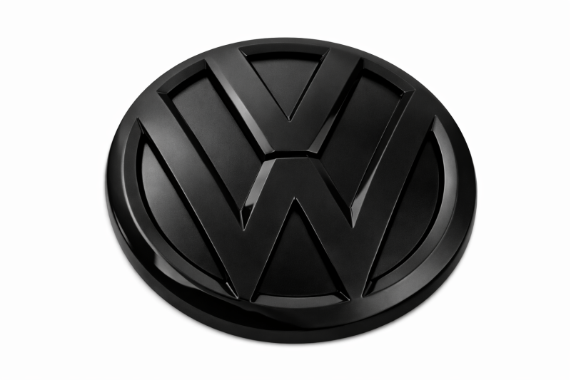 Volkswagen Caddy (SA) & Transporter T6 / T6.1 matzwart logo achterzijde