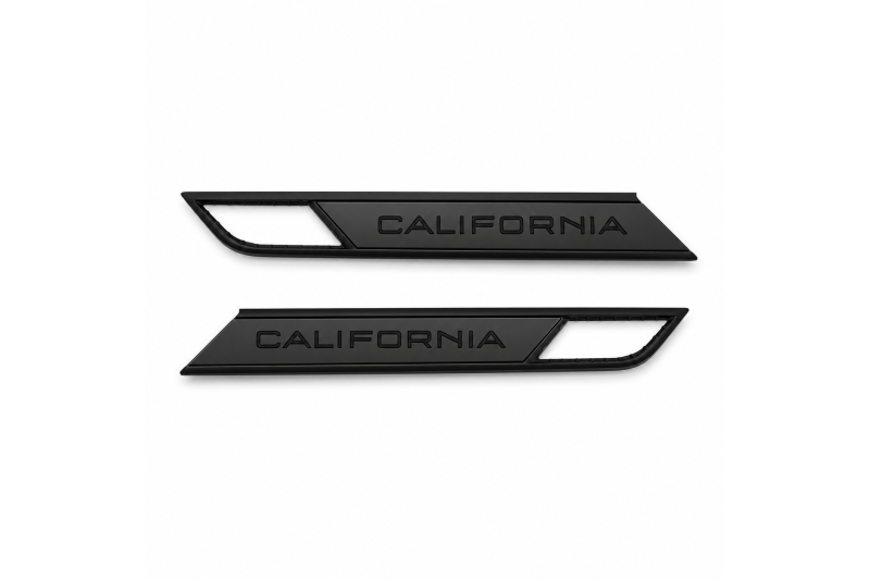 Volkswagen California T6.1 zij-emblemen mat zwart links en rechts set