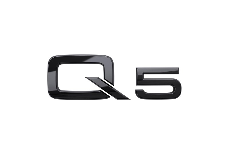 Audi Q5 (FY) blackline embleem achterzijde