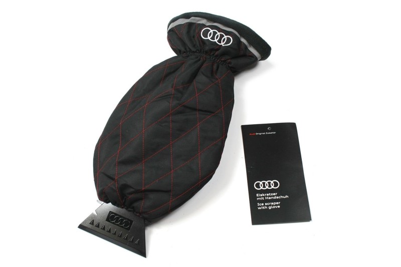 Audi ijskrabber met handschoen