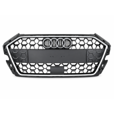Audi A1 (GB) grille donker chroom hoogglans