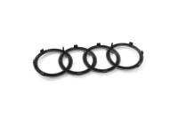 Audi Q3 (F3) logo voorzijde zwart