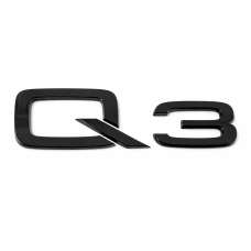 Audi Q3 (F3) embleem achterzijde zwart