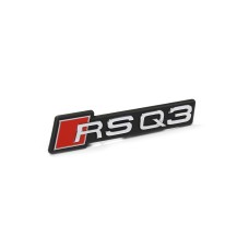 Audi RSQ3 (F3) embleem voorzijde grill chrome (met houder)
