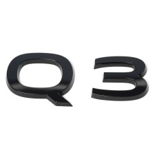 Audi Q3 (FJ) embleem achterzijde zwart