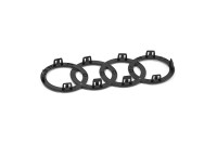 Audi A6 (C9) logo voorzijde (blackline)