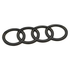 Audi Q6 e-tron logo antracietgrijs achterzijde