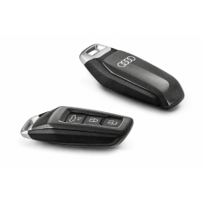 Audi sleutelhoes grijs