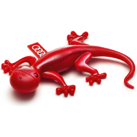 Audi gecko luchtverfrisser - rood