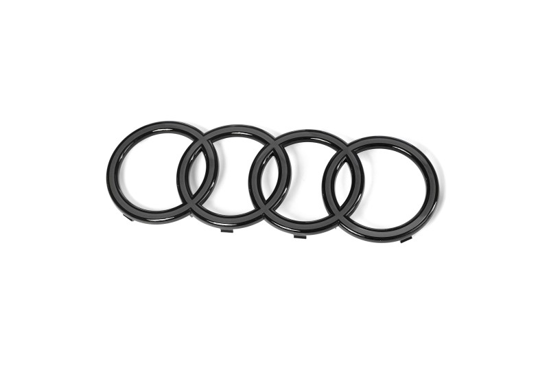 Audi Q6 e-tron logo voorzijde antracietgrijs