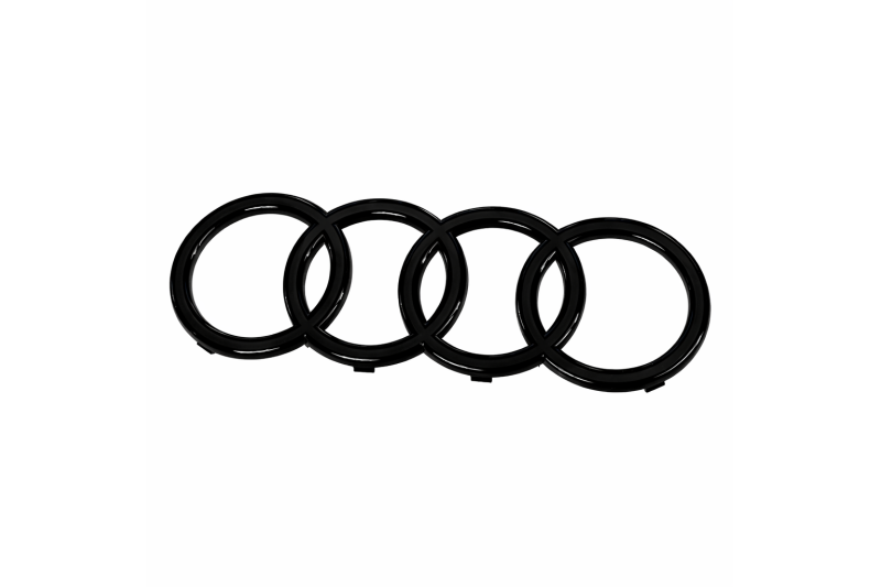 Audi Q6 e-tron logo voorzijde zwart