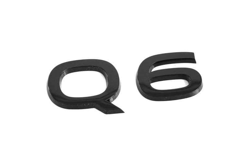 Audi Q6 e-tron embleem achterzijde