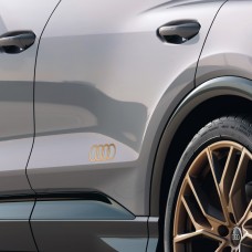 Audi logo 'ringen' decorfoliesticker brons