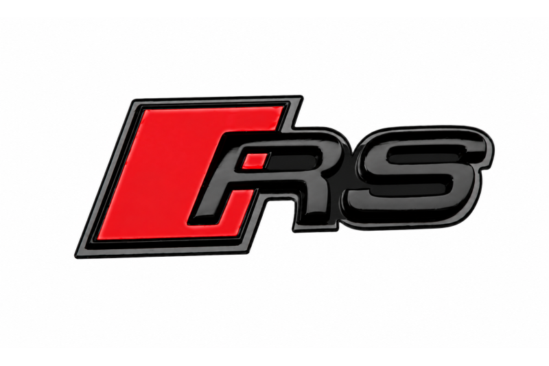 Audi RS5 (B10) embleem - motorruimte (zwart)