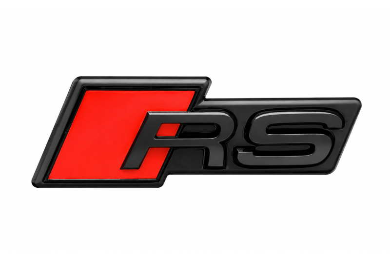 Audi RS5 (B10) grille embleem (zwart)