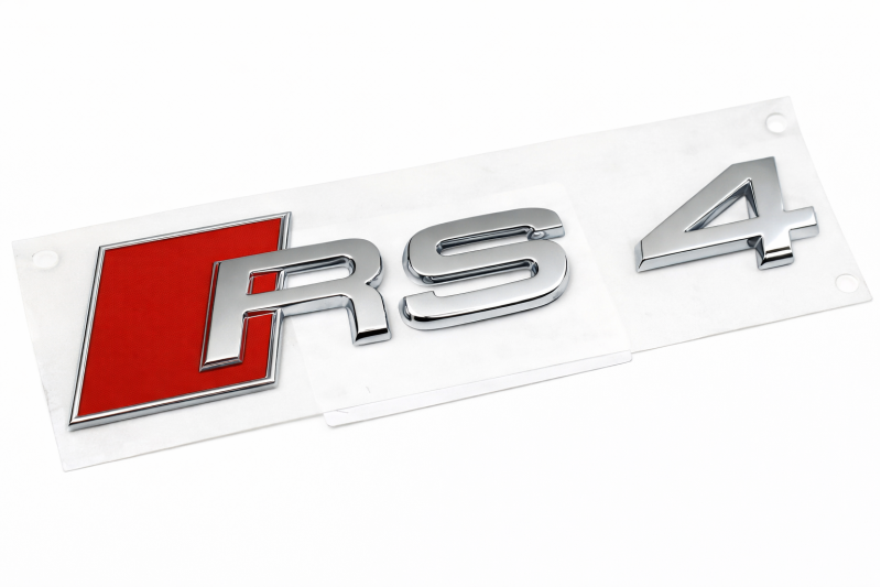 Audi RS4 embleem achterzijde
