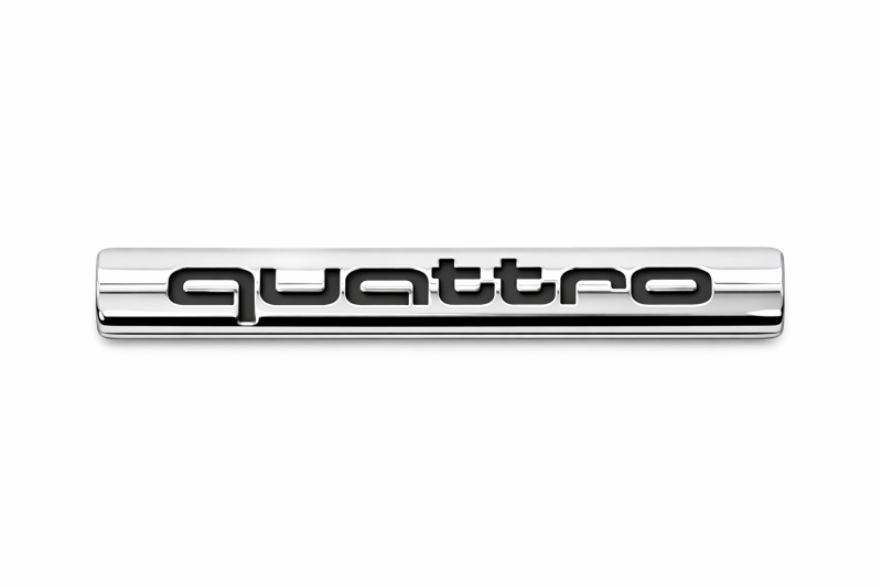 Audi quattro embleem achterzijde
