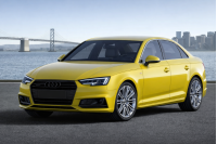 Audi A4 (B9) voorzijde logo zwart black edition embleem