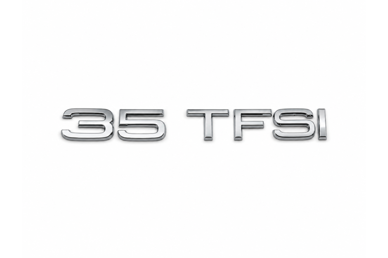 Audi 35 TFSI embleem achterklep chroom