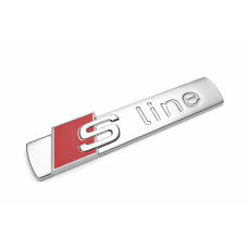 Origineel Audi S-line embleem - chrome