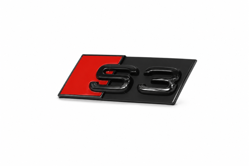 Audi A3 (S3) grille embleem (blackedition)