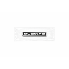 Audi Quattro logo achterzijde origineel 