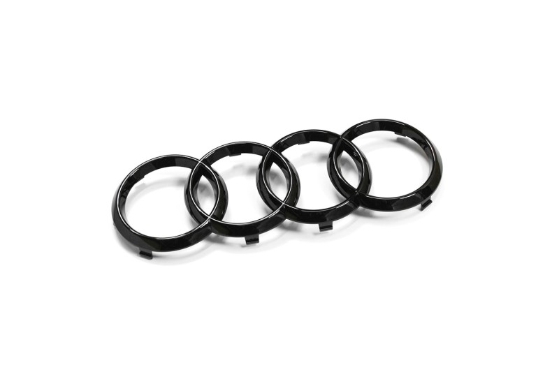 Audi logo voorzijde (black edition)