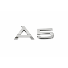 Audi A5 embleem achterzijde