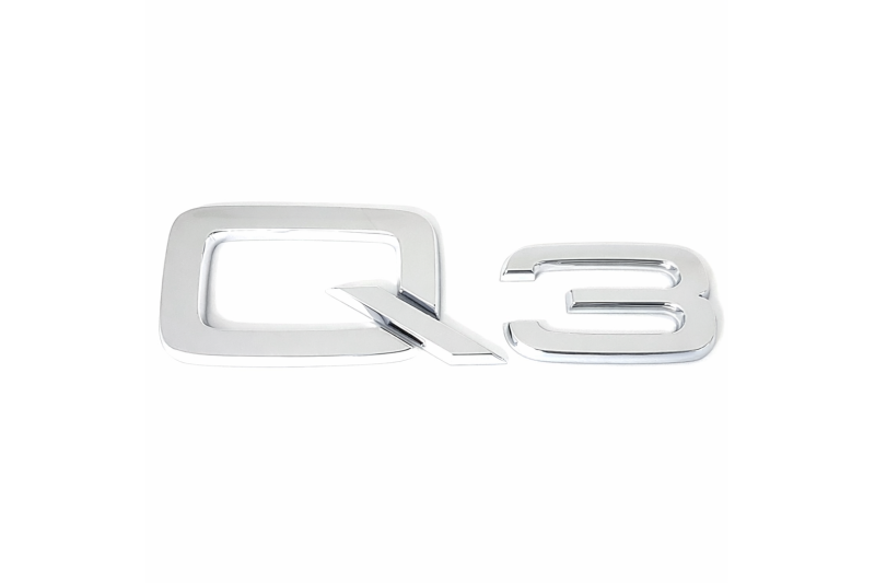 Audi Q3 (F3) embleem achterzijde chrome