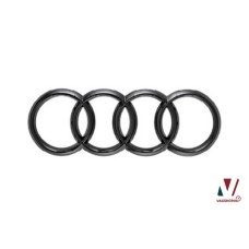 Audi logo achterzijde in hoogglans