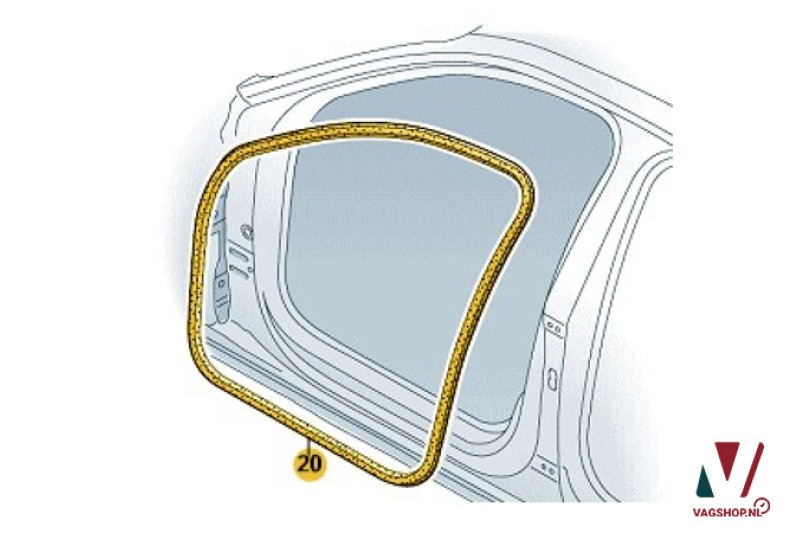 Audi A3 8V portierrubber carrosserie