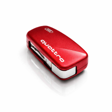 Audi sleutelcover (Quattro) Misano rood