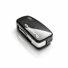 Audi sleutelcover (Quattro) Daytona grijs