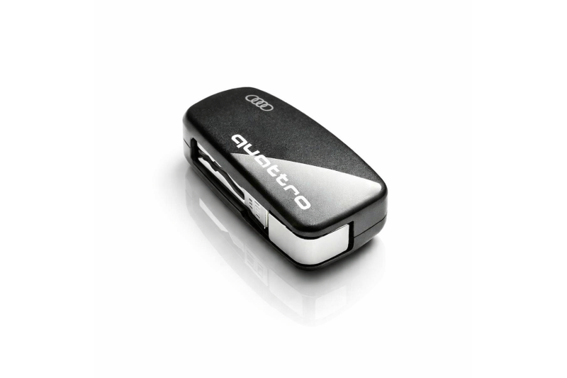 Audi sleutelcover (Quattro) Daytona grijs