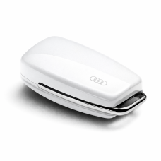 Audi sleutelcover (Audi ringen) Glacier wit
