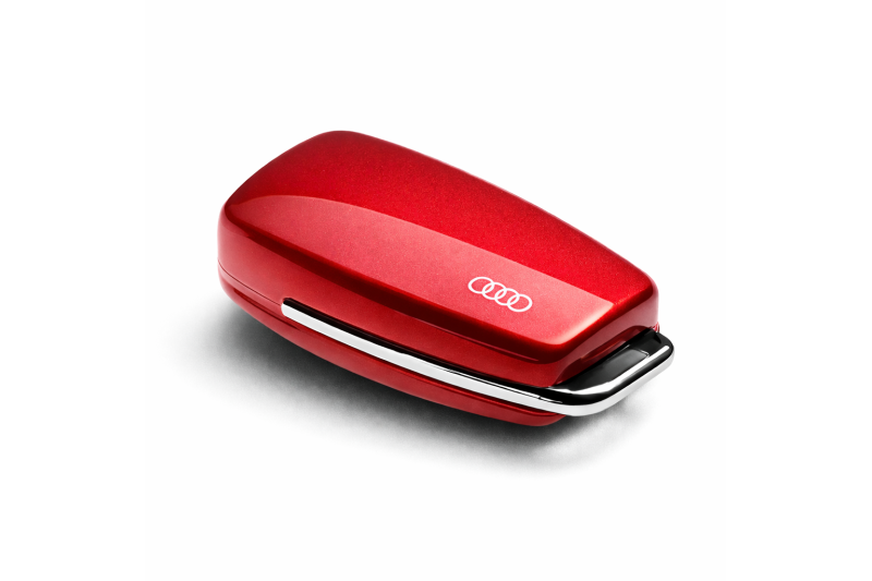 Audi sleutelcover (Audi ringen) Misano rood