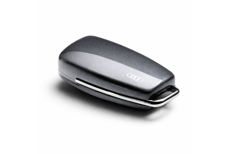 Audi sleutelcover (Audi ringen) Daytona grijs