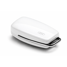 Audi sleutelcover (Audi ringen) Glacier wit