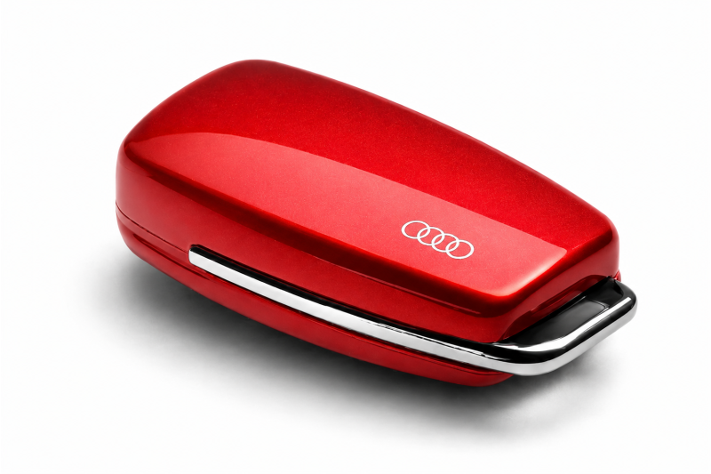 Audi sleutelcover (Audi ringen) Misano rood